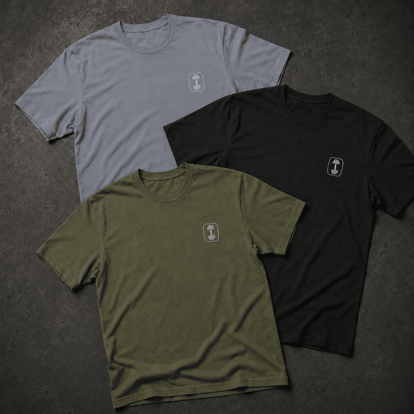 Men's Basic Tee Variety 3-Pack Shirt The Lift Box 