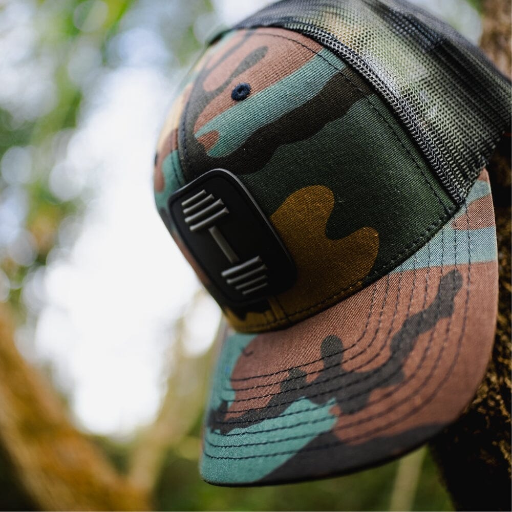 Camo Retro Trucker Hat The Lift Box 