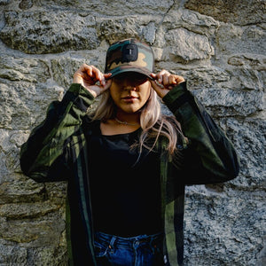 Camo Retro Trucker Hat The Lift Box 