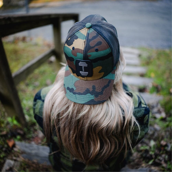 Camo Retro Trucker Hat The Lift Box 