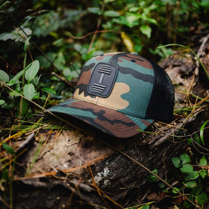 Camo Retro Trucker Hat The Lift Box 