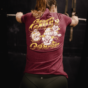 Growth Over Comfort Tee or Tank Shirt The Lift Box 