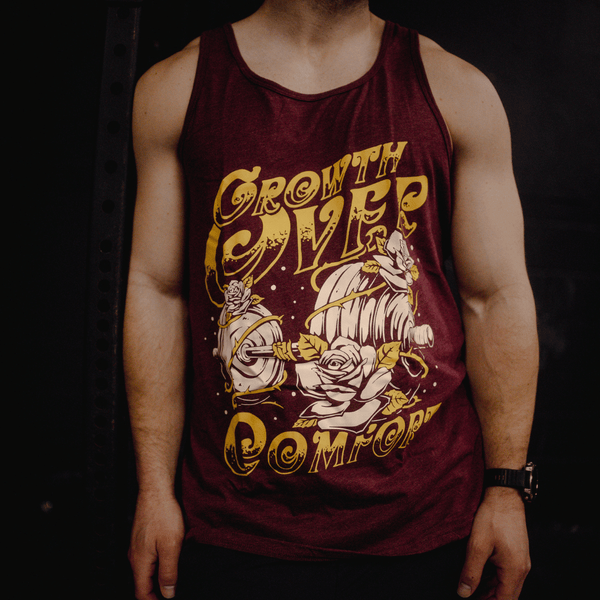 Growth Over Comfort Tee or Tank Shirt The Lift Box 