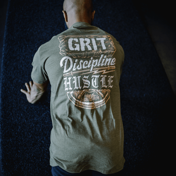 Grit Discipline Hustle Tee or Tank Shirt The Lift Box 