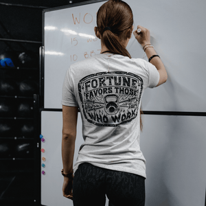 Fortune Favors Those Who Work Tee or Tank Shirt The Lift Box 