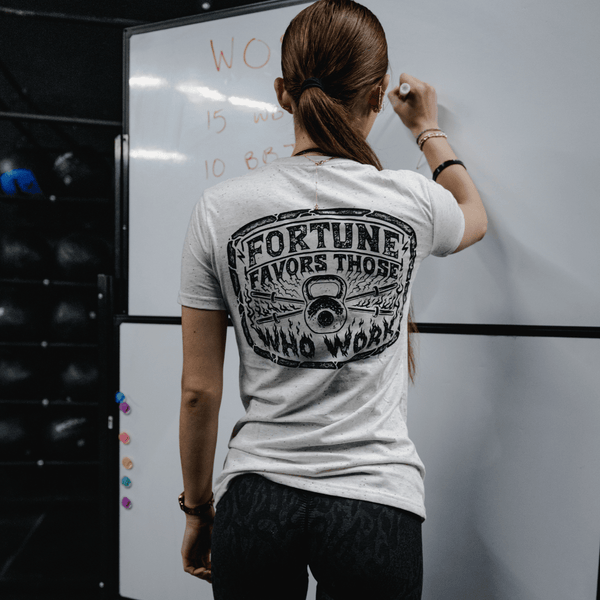 Fortune Favors Those Who Work Tee or Tank Shirt The Lift Box 