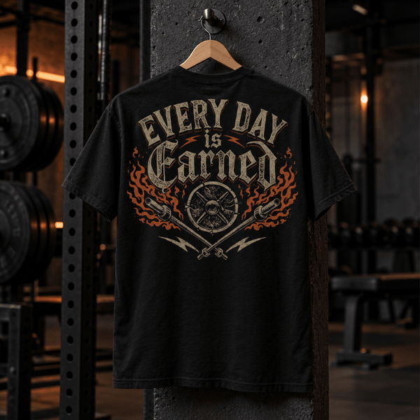 Everyday is Earned Tee or Tank Shirt The Lift Box 